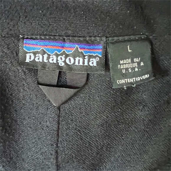 Patagonia Jacket Men’s Large Fleece Lined Windbreaker Shell - Picture 4 of 7